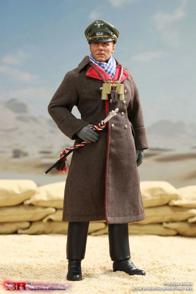 Figurka Erwin Rommel The Desert Fox - General Field Marshal Of German Afrika Korps 1/12 Action Figure