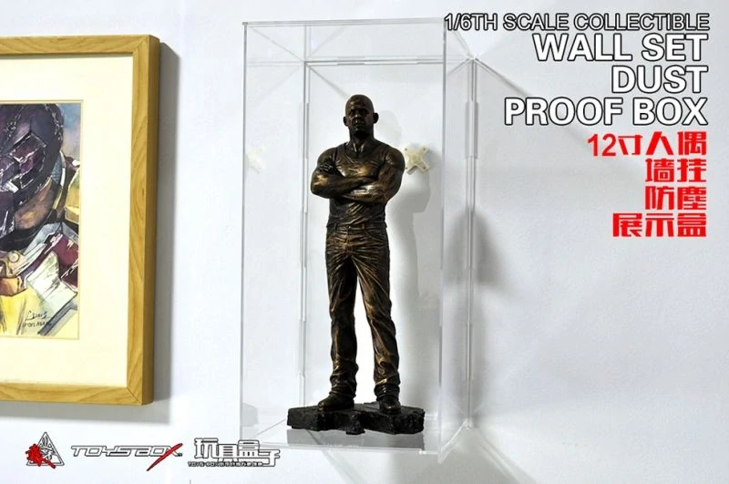 Vitrína Wall Set Dust Proof Box (Transparent)