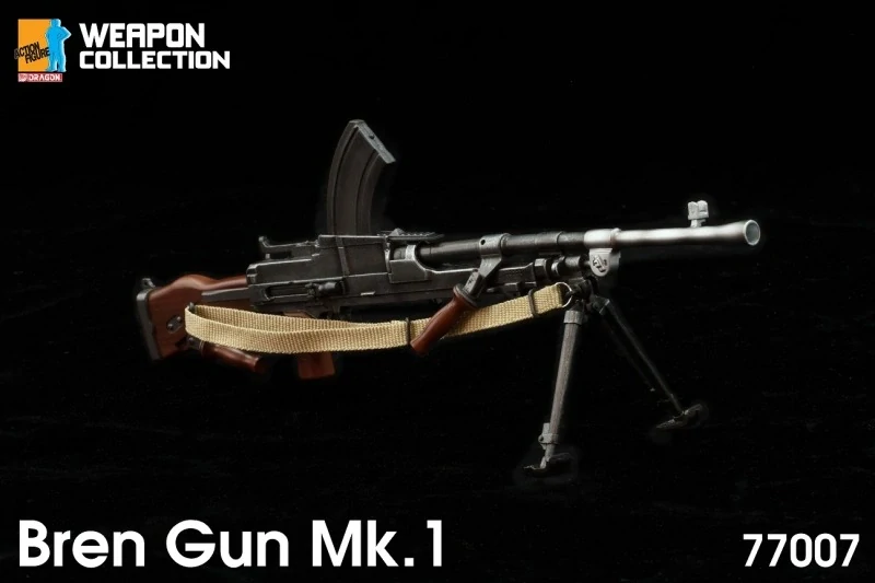 Zbraň pro 1/6 figurky Bren Gun MK1 (Black)