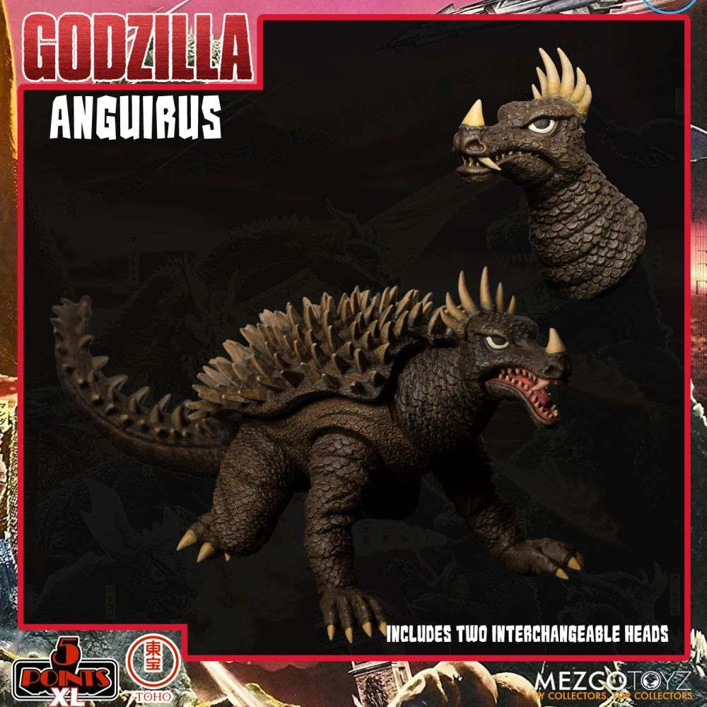 Sada figurek Godzilla: Destroy All Monsters 5 Points XL Action Figures Deluxe Box Set Round 1