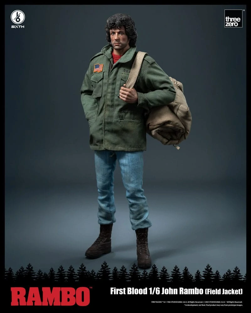 Figurka John Rambo (Field Jacket) - Rambo: First Blood Action Figure 1/6