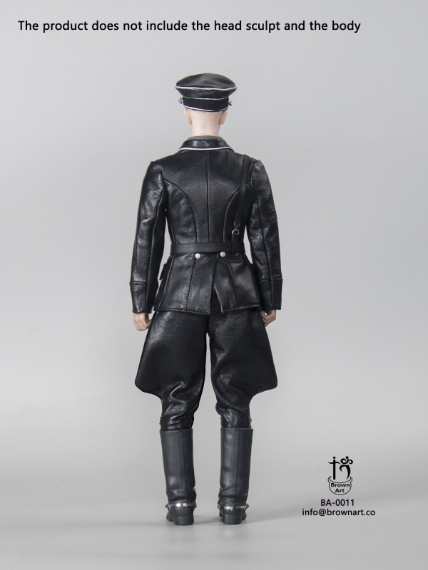 Sada oblečení pro 1/6 figurku WWII German Leather Uniform Set M36 