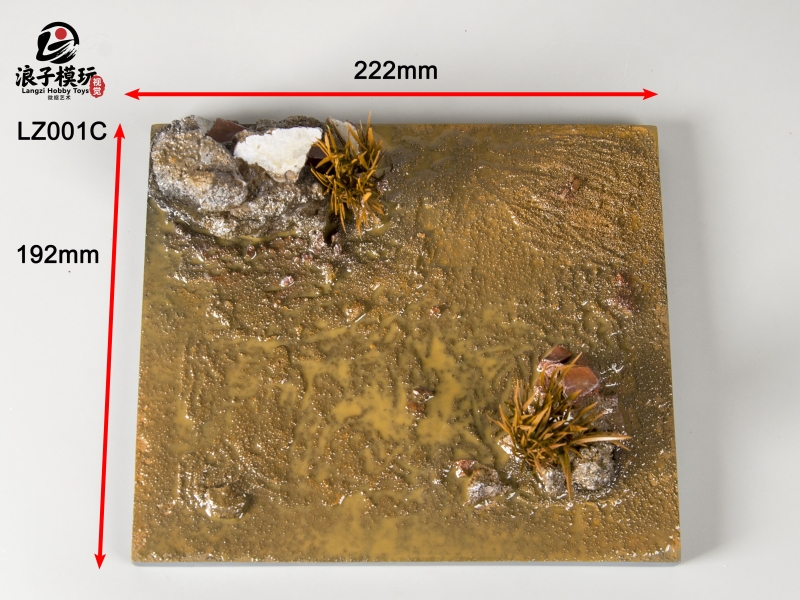 Stojánek pro figurky 1/6 Muddy Land Diorama Base