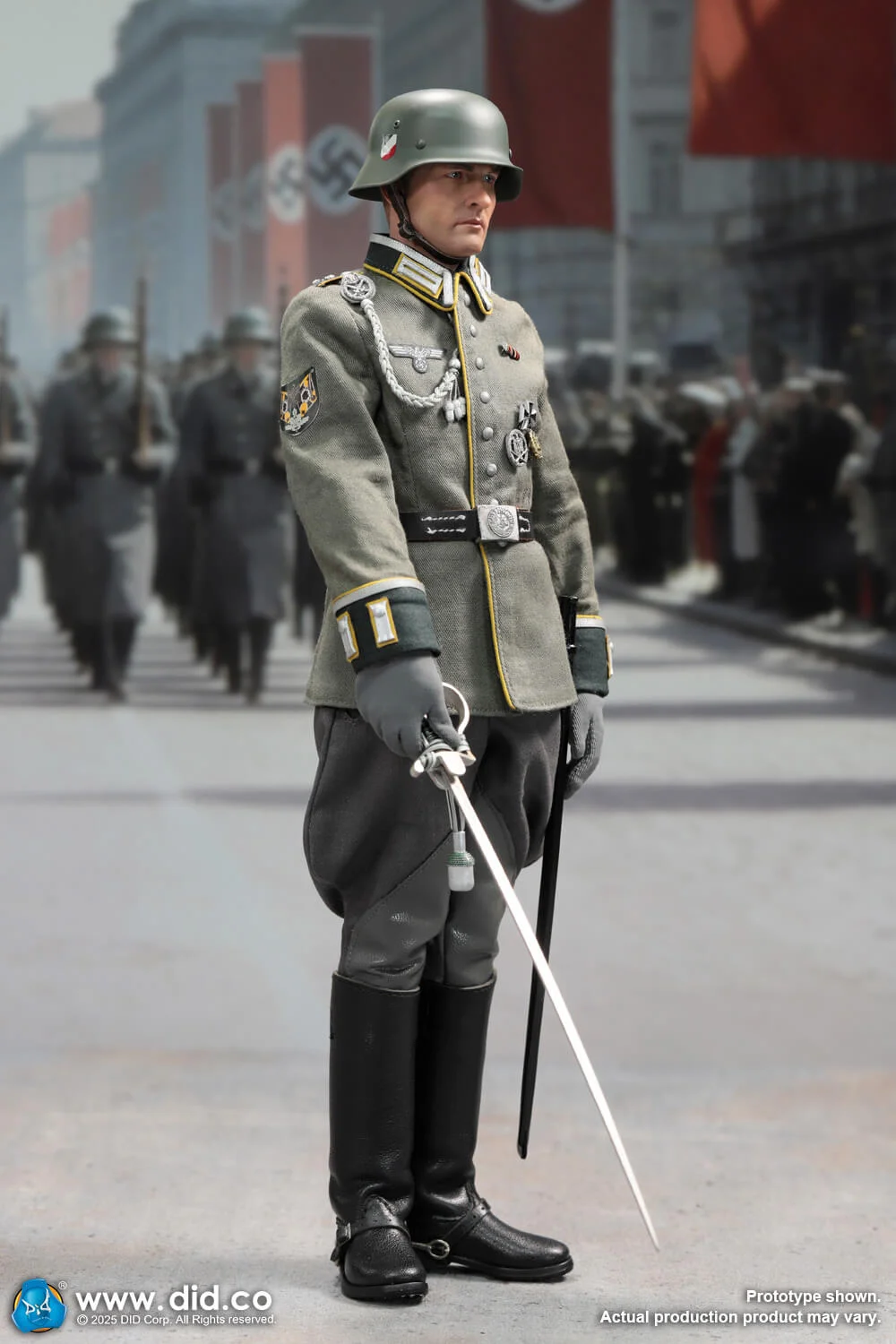 Figurka Anselm - WWII German Cavalry Standard-Bearer Action Figure 1/6