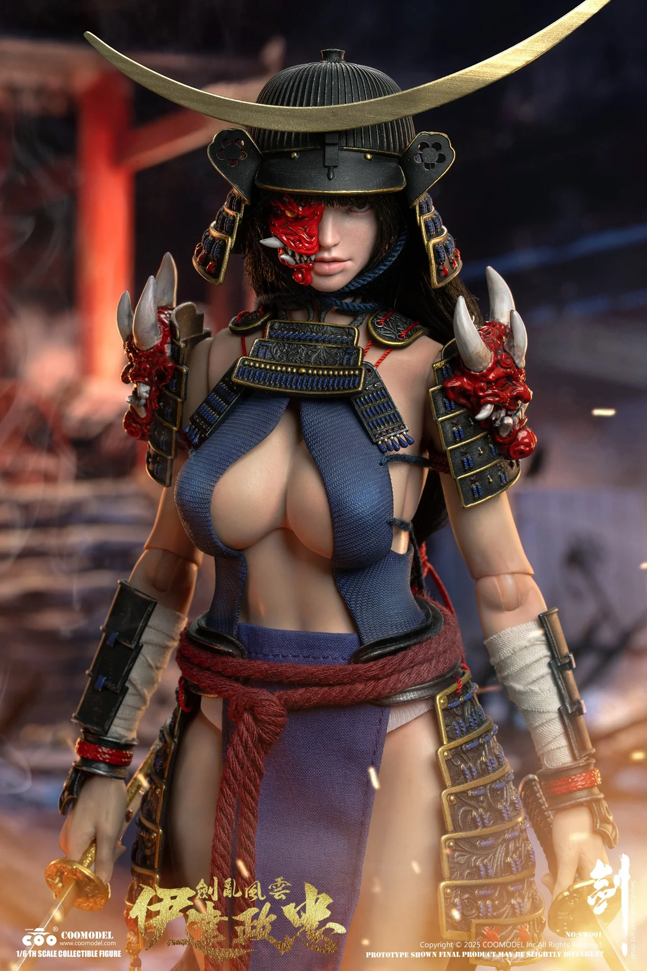 Figurka Date Masamune (Warrior Maiden Edition) - Swords Of Chaos 1/6 Action Figure