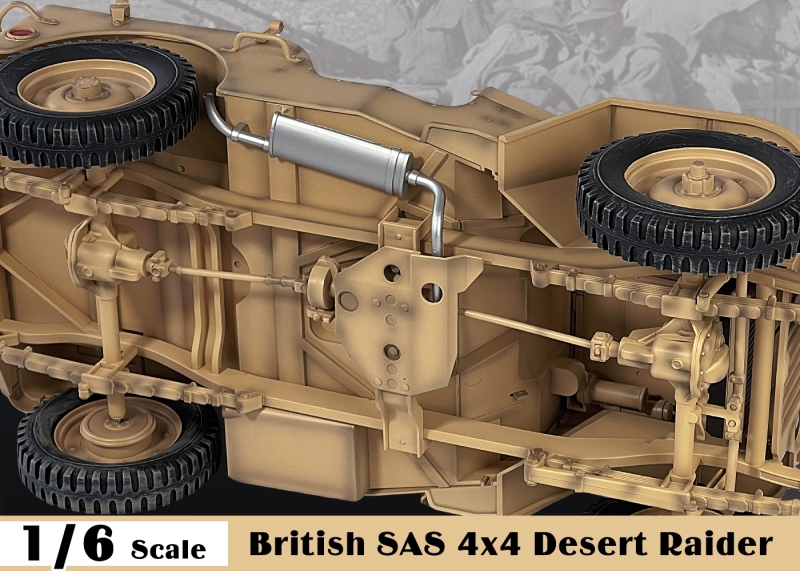 Automobil British SAS 4x4 Desert Raider 1/6