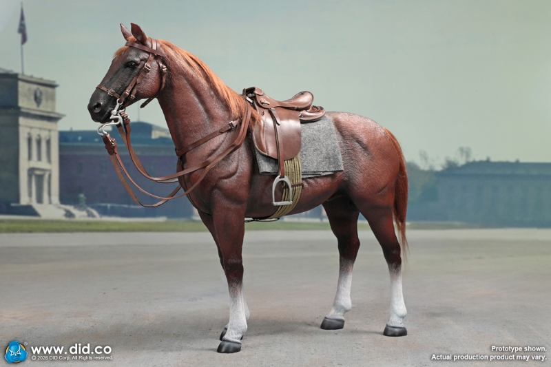 Figurka WWII Brown German War Horse 1/6 Action Figure