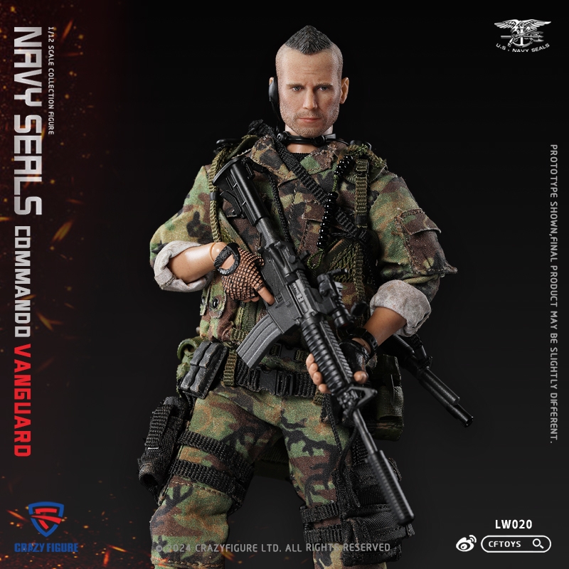 Figurka Kelly Lake (Commando Vanguard) - Navy Seals 1/12 Action Figure
