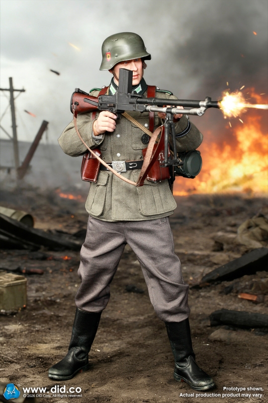 Figurka Friedrich - WWII German SS Polizei-Division ZB30 Gunner 1/6 Action Figure