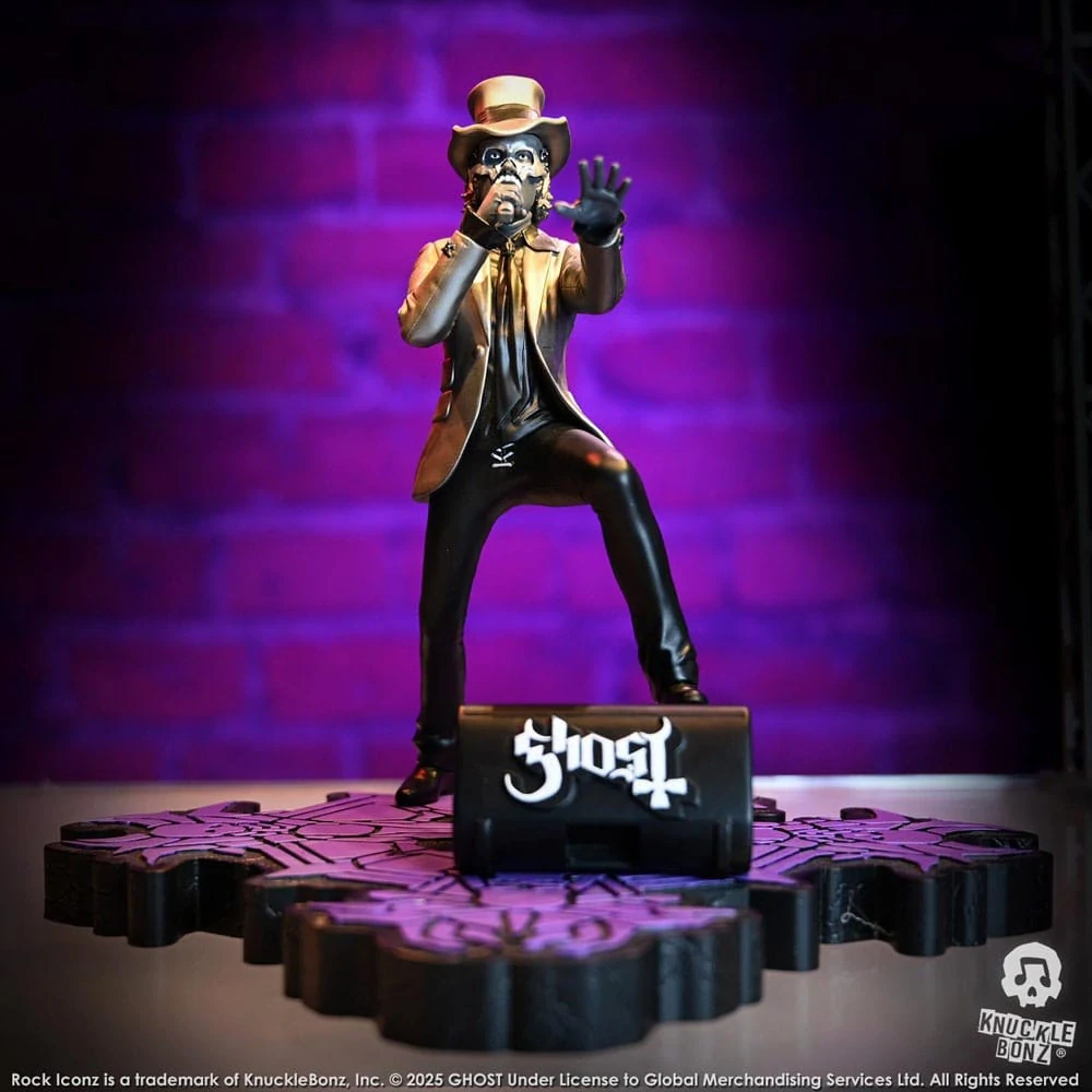 Soška Papa V Perpetua Top Hat - Ghost Rock Iconz Statue