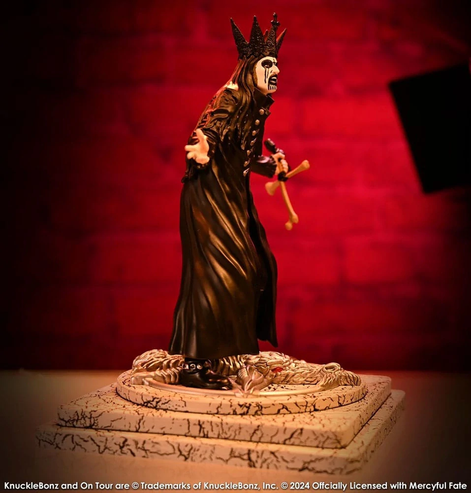 Soška King Diamond III (Black Version) - Mercyful Fate Rock Iconz Statue