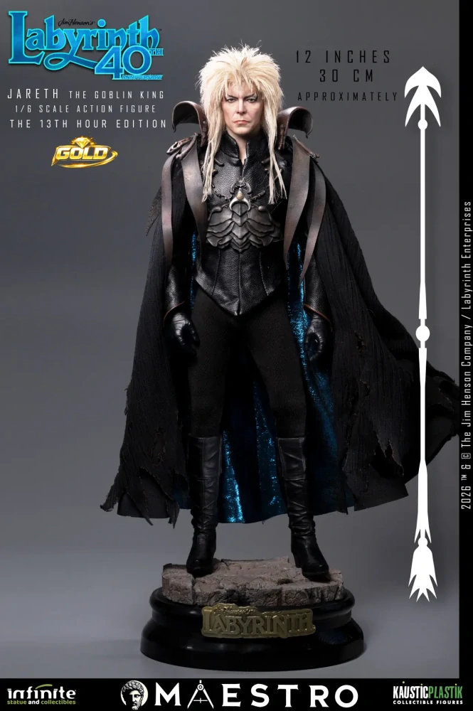 Figurka Jareth (David Bowie) The Goblin King - Labyrinth 1/6 Figure The 13th Hour Edition