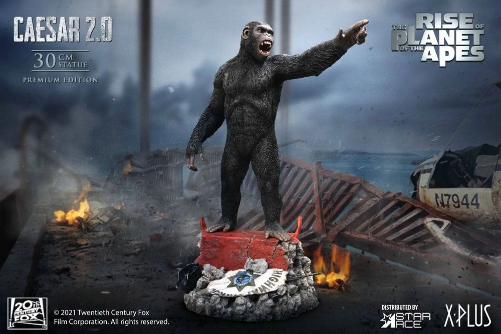 Soška Caesar 2.0 Deluxe Version - Rise of the Planet of the Apes Statue