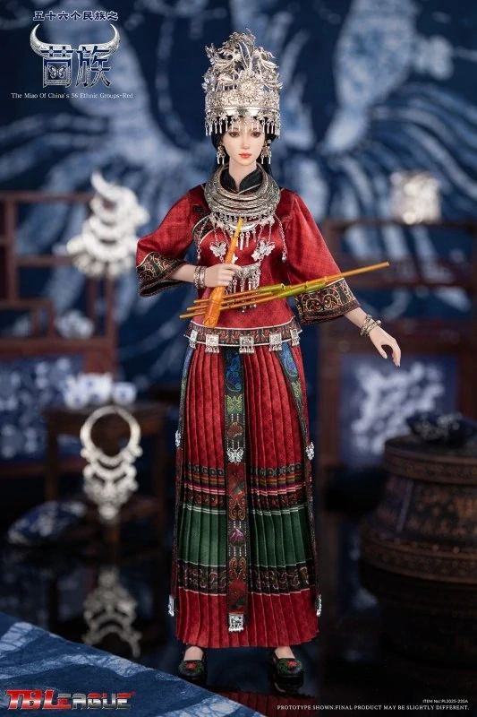 Figurka The Miao of China’s 56 Ethnic Groups (Red Version) 1/6 Action Figure
