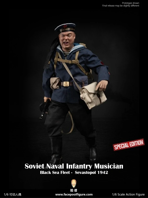 Figurka Soviet Naval Infantry Musician (Special Edition) - Black Sea Fleet Sevastopol 1942 Action Figure 1/6