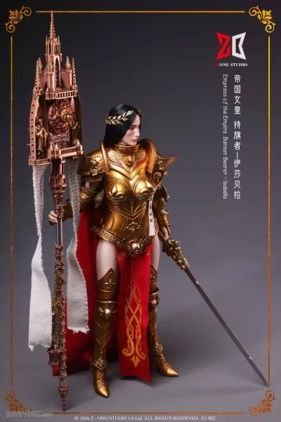 Figurka Isabella (Alloy Imperial Empress Standard-Bearer Isabella) - Warhammer 40,000: Inquisitor 1/6 Action Figure