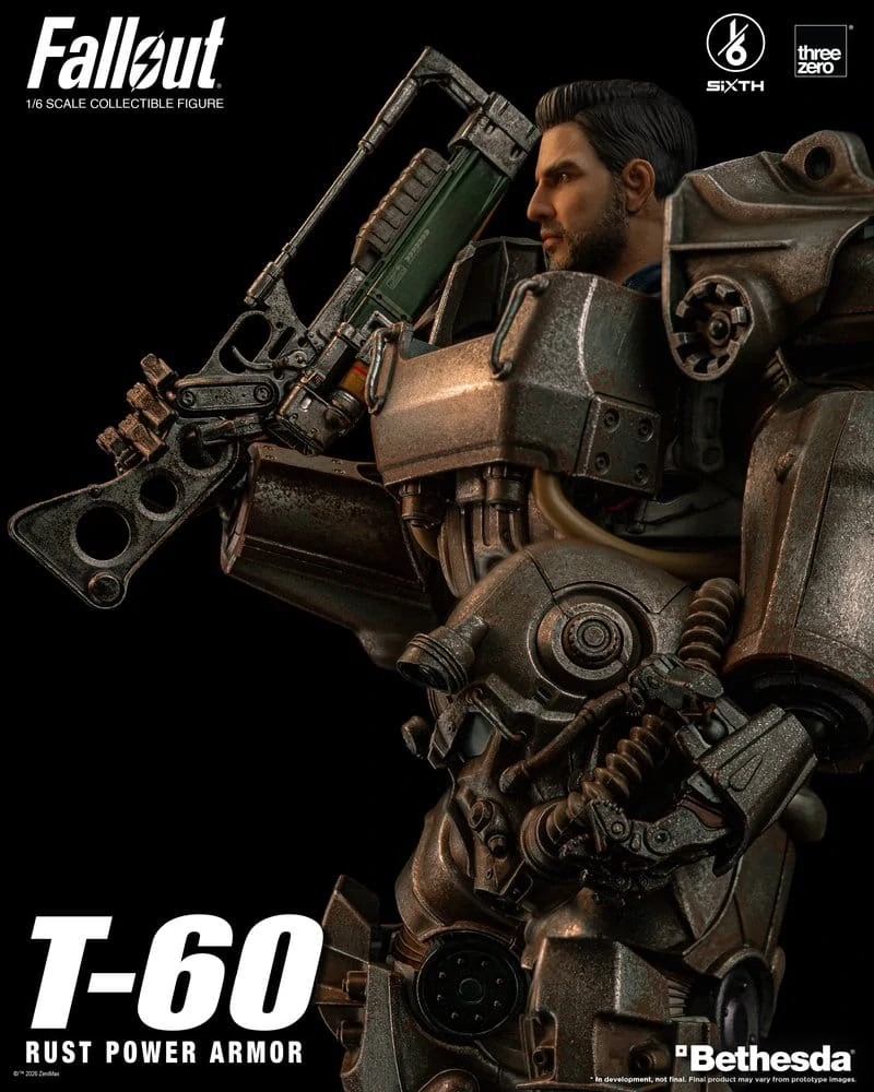 Figurka T-60 Rust Power Armor - Fallout Action Figure 1/6