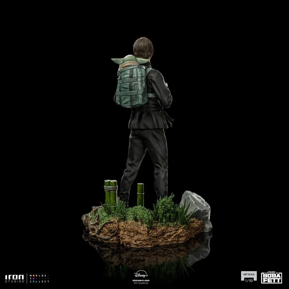 Soška Luke Skywalker & Grogu Training - Star Wars Book of Boba Fett Art Scale Statue 1/10