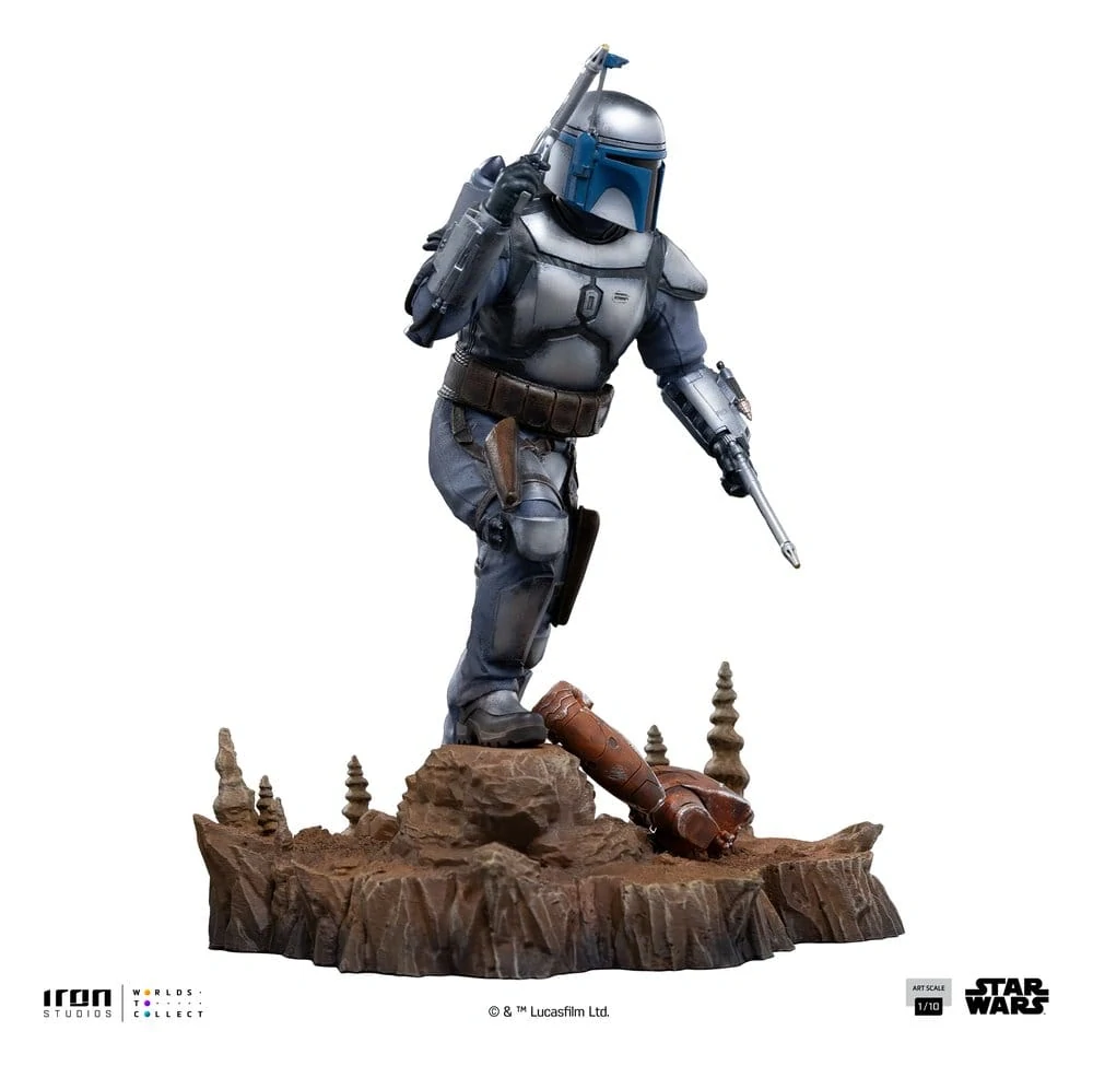 Soška Jango Fett - Star Wars Jango Fett Art Scale Statue 1/10