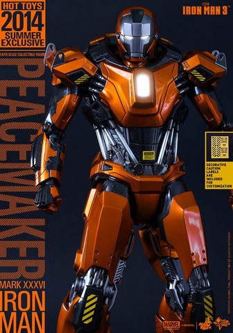 Figurka Iron Man Mark XXXVI Peacemaker - Iron Man 3 Summer Exclusive 2014 Figure 1/6