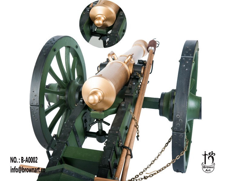 Dělo French Gribeauval 12 Pounder Cannon 1/6 Military Replica