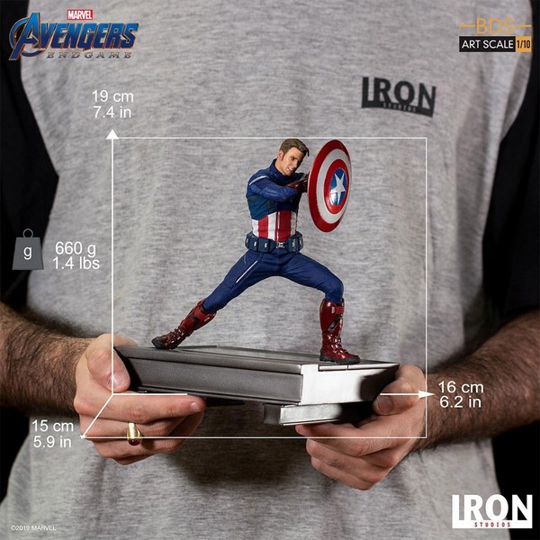 Soška Captain America 2023 - Avengers: Endgame BDS Art Scale Statue 1/10