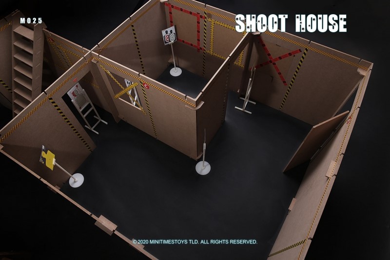 Diorama pro 1/6 figurky Shoot House 