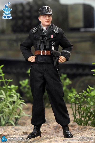 Figurka Michael Wittmann - German SS Hauptsturmführer 1/12 Palm Hero Series