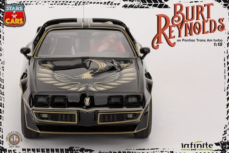 Soška BURT REYNOLDS ON PONTIAC 1/18 RESIN STATUE
