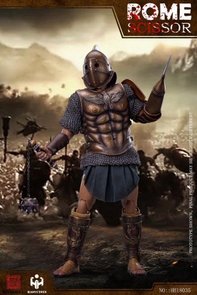 Figurka Rome Scissor (Gold Edition) - Hunting Ground Fighter 1/6 Action Figure