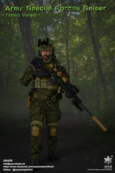 Figurka Sniper (Tropic Version) - Army Special Forces 1/6 Action Figure
