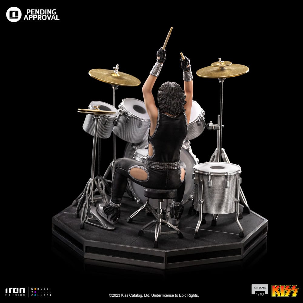 Soška Peter Criss Limited Edtition - Kiss Art Scale Statue 1/10