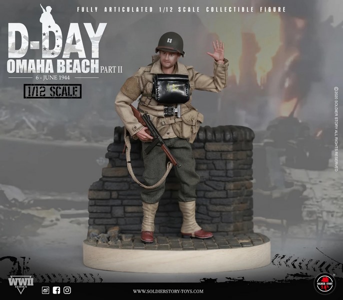 Figurka Captain - WWII U.S. 2nd Ranger Battalion 1/12 Scale Figure