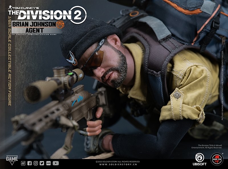 Figurka Brian Johnson Agent - Tom Clancy's The Division 2 Action Figure 1/6