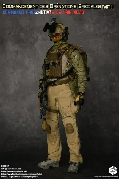 Figurka Commando Parachutiste De l'Air No.10 Action Figure 1/6