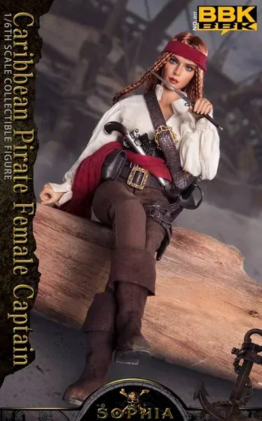 Figurka Caribbean Pirate Female Captain 1/6 Action Figure