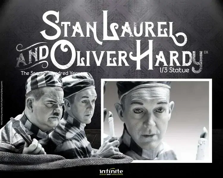 Soška Stan Laurel & Oliver Hardy 1/3 Statue