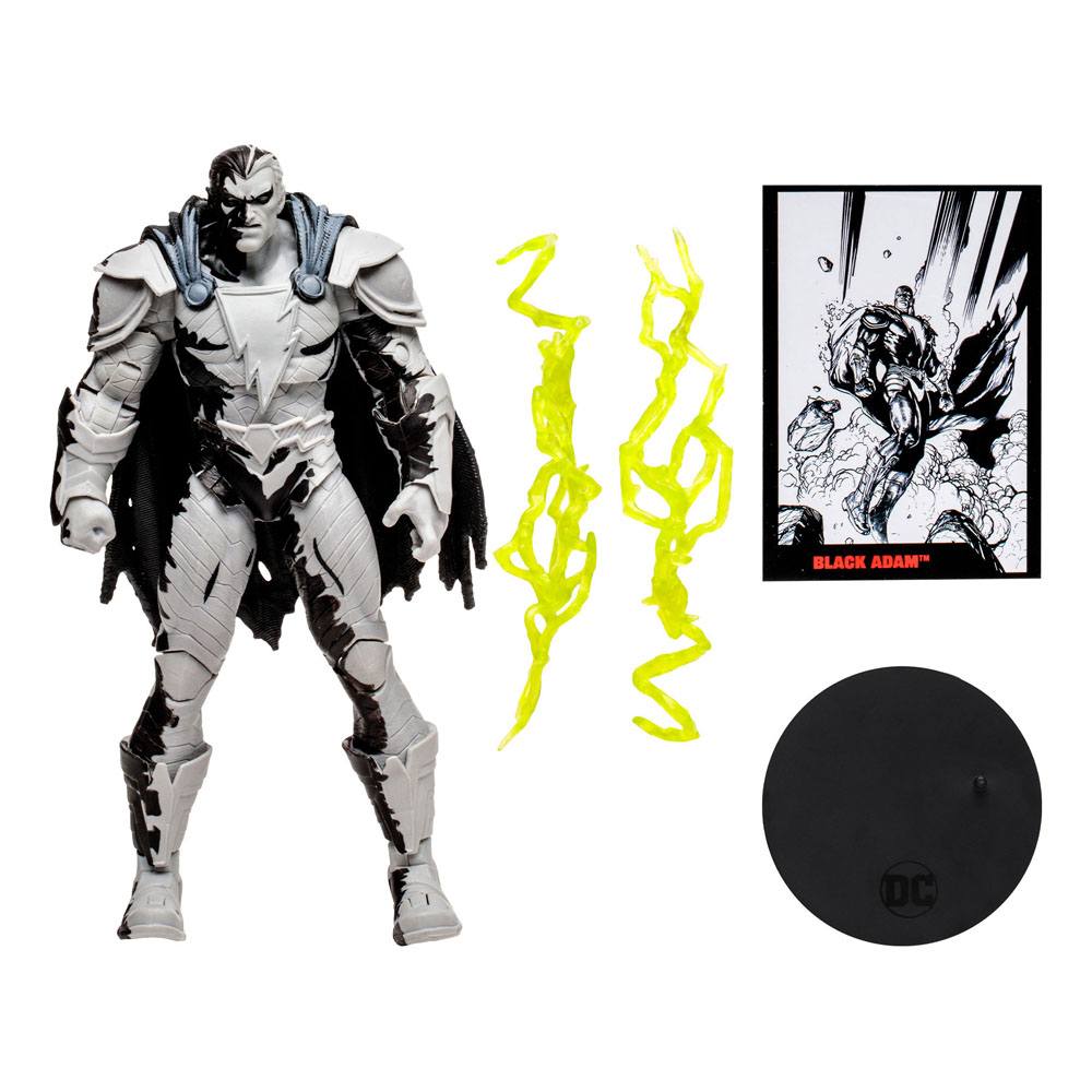 Figurka Black Adam with Black Adam Comic (Line Art Variant) - DC Direct Page Punchers Action Figure