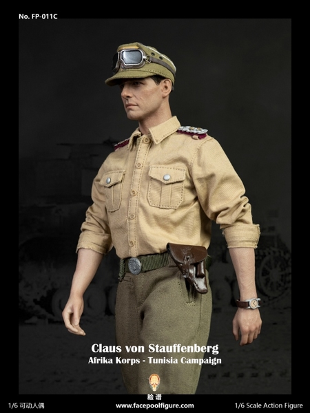 Figurka Claus Von Stauffenberg Afrika Korps Tunisia Campaign - Operation Valkyrie July 20 1944