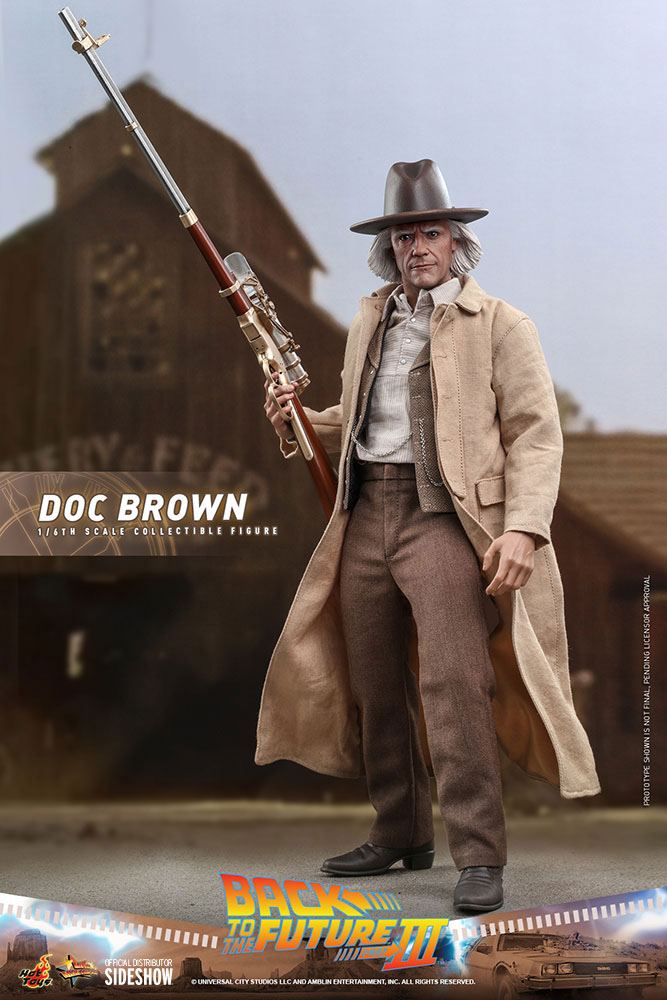 Figurka Doc Brown - Back To The Future III Movie Masterpiece Action Figure 1/6