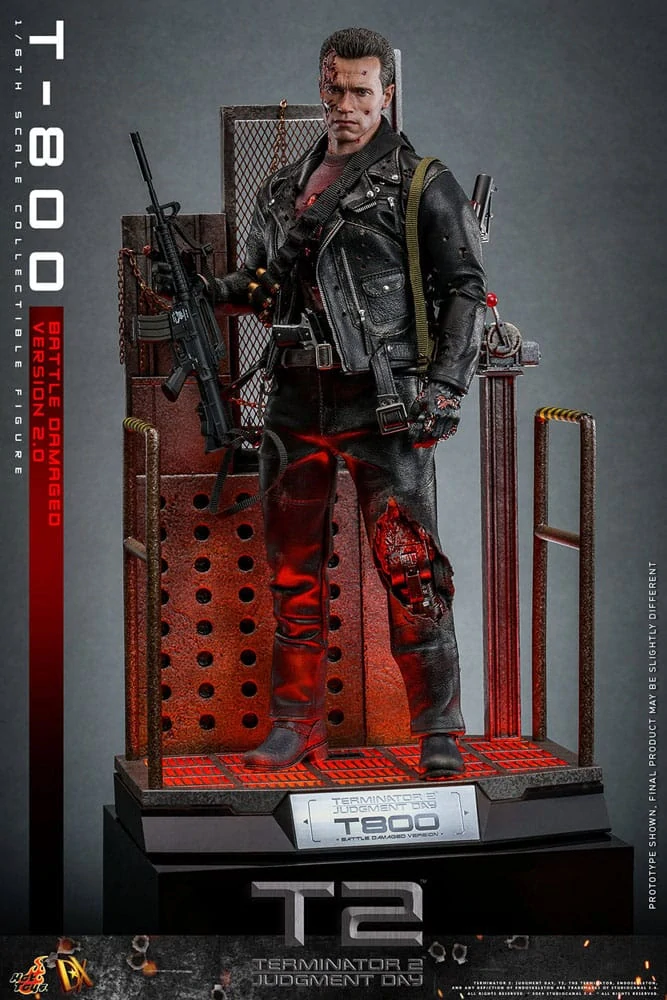 Figurka T-800 Battle Damaged Version 2.0 - Terminator 2 Movie Masterpiece Action Figure 1/6