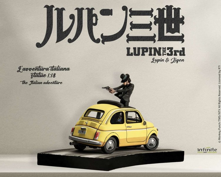 Soška Lupin & Jigen - Lupin the 3rd: The Italian Adventure 1/18 Statue