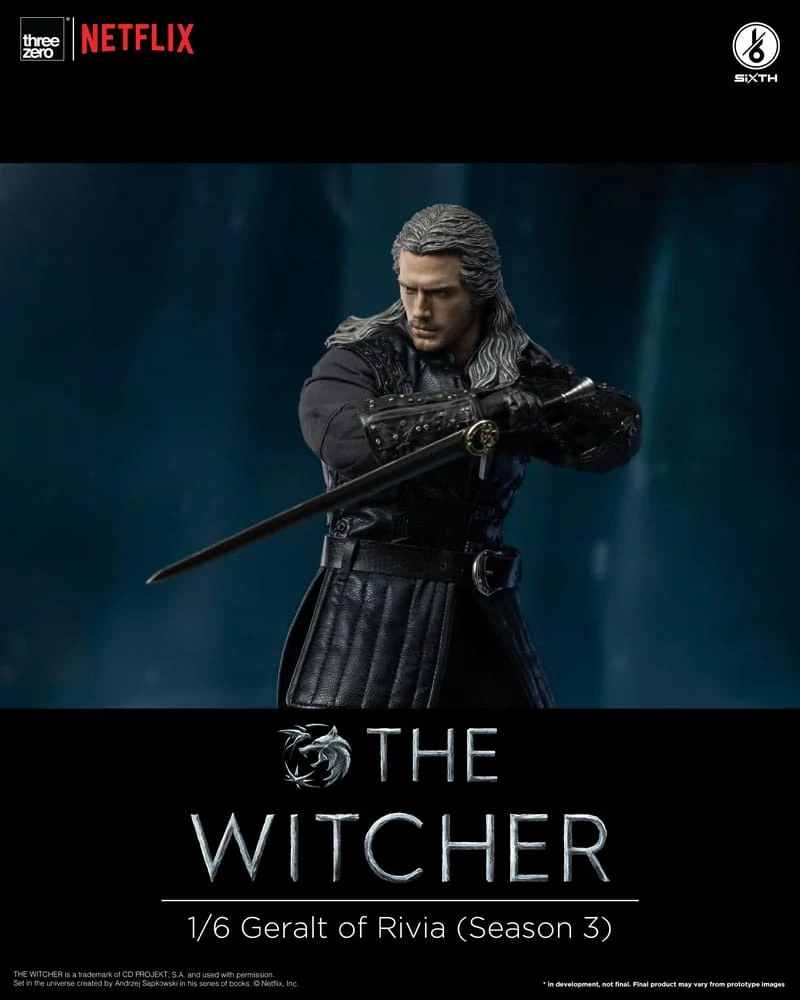 Figurka Geralt of Rivia - The Witcher Season 3 Action Figure 1/6