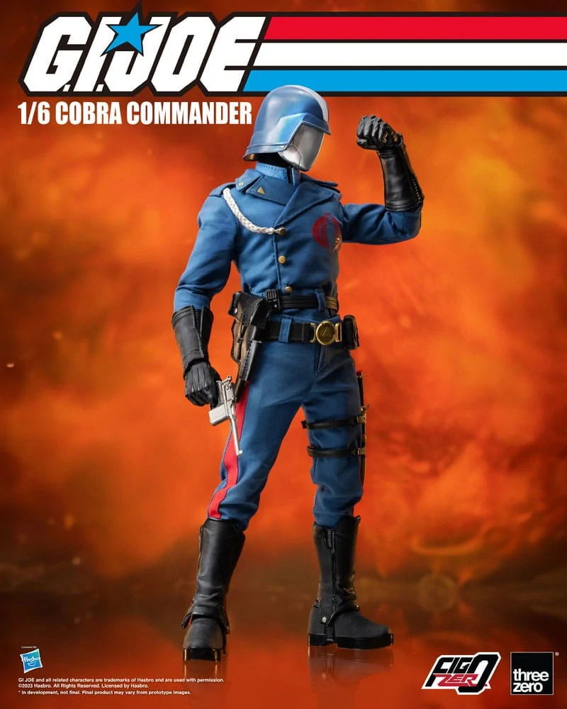 Figurka Cobra Commander - G.I. Joe FigZero Action Figure 1/6