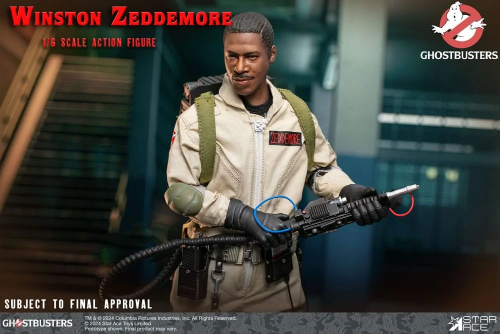 Figurka Winston Zeddemore - Ghostbusters (1984) Action Figure 1/6
