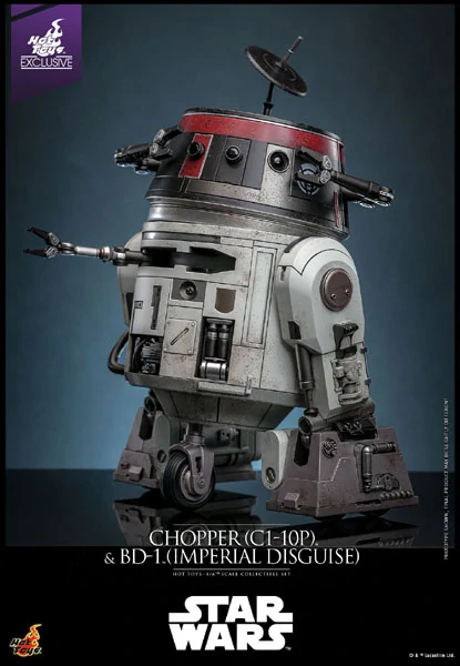 Figurky Chopper (C1-10P) & BD-1 (Imperial Disguise) - Star Wars 1/6 Action Figure