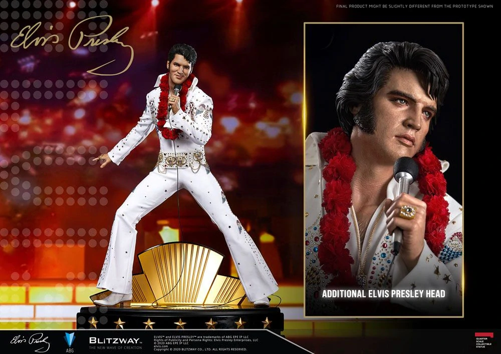 Soška Elvis Presley Superb Scale Hybrid Statue 1/4