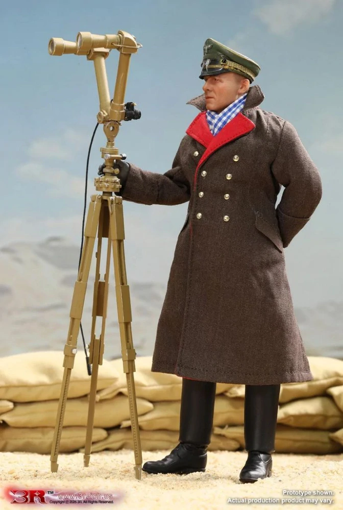 Figurka Erwin Rommel The Desert Fox - General Field Marshal Of German Afrika Korps 1/12 Action Figure