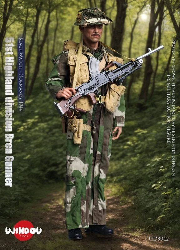 Figurka 51st Highland Division Bren Gunner - Black Watch Normandy 1944 1/6 Action Figure