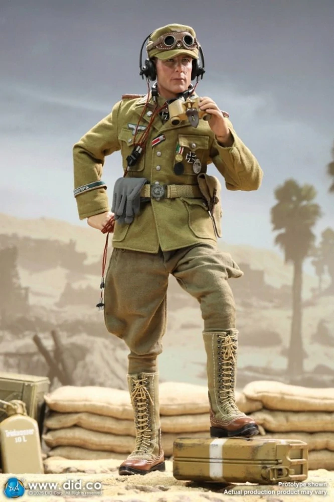 Figurka Supply Duty Ishaan & Panzer Commander Stauffenberg -  WWII German Africa Corps 1/6 Action Figure